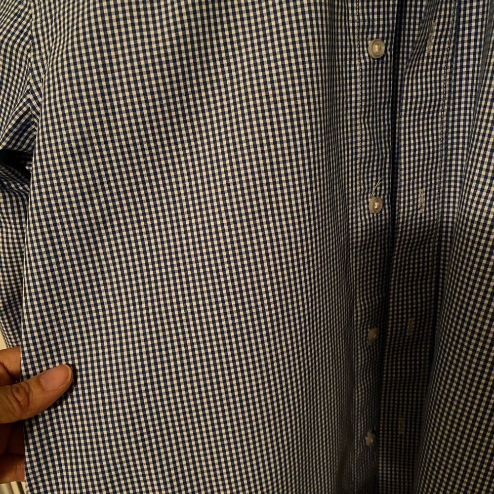 J. Crew Factory Boys' long-sleeve flex Thompson patterned shirt - Size 14 - Picture 3 of 8
